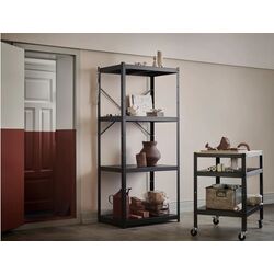 Стол сервировочный Ikea Bror фанера 85x55 (Черный/Сосна) Thumb