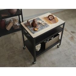 Стол сервировочный Ikea Bror фанера 85x55 (Черный/Сосна) Thumb