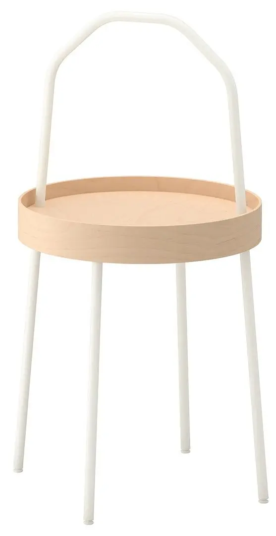 Masa de servit Ikea Burvik 38cm (Alb)