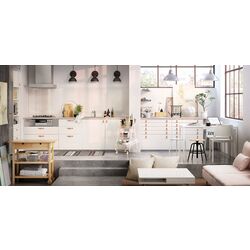 Masa de servit Ikea Forhoja 100x43 (Mesteacan) Thumb