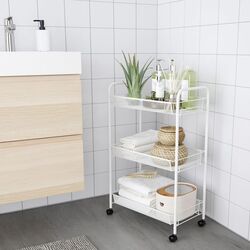 Masa de servit Ikea Hornavan 26x48x77 (Alb) Thumb