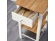 Masa de servit Ikea Stenstorp 45x43x90cm (Alb/Stejar)