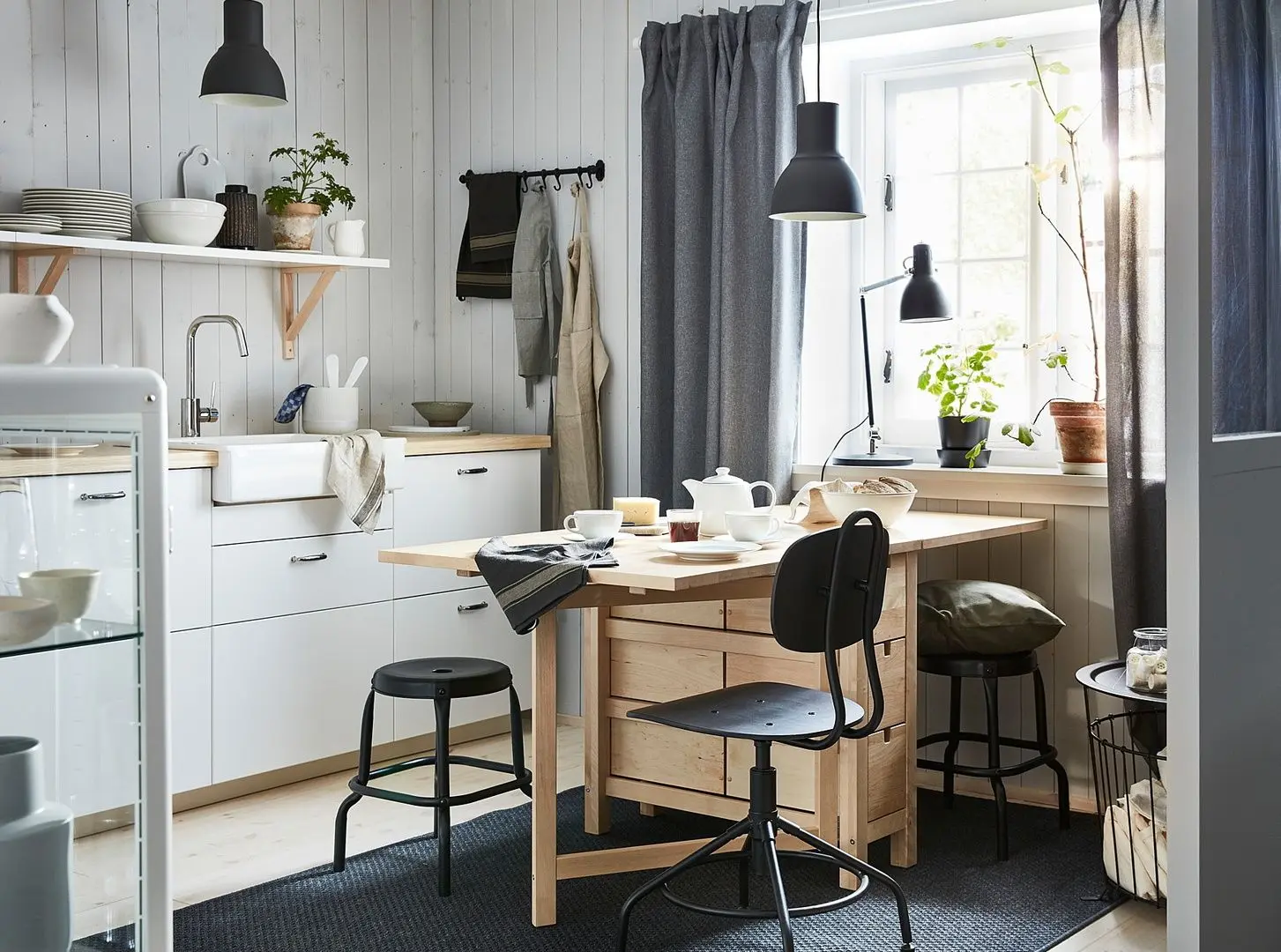 Стол складной Ikea Norden 26/89/152x80 (Береза)