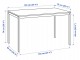 Стол Ikea Melltorp 125x75см (Белый)