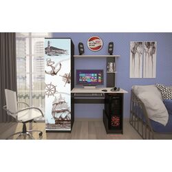 Masa de calculator Marcel Prod KC001 (Wenge/Birch/Photoprint) Thumb