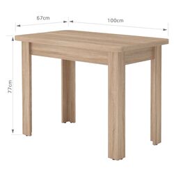 Стол Marcel Prod KC-6 RO (Sonoma Oak) Thumb