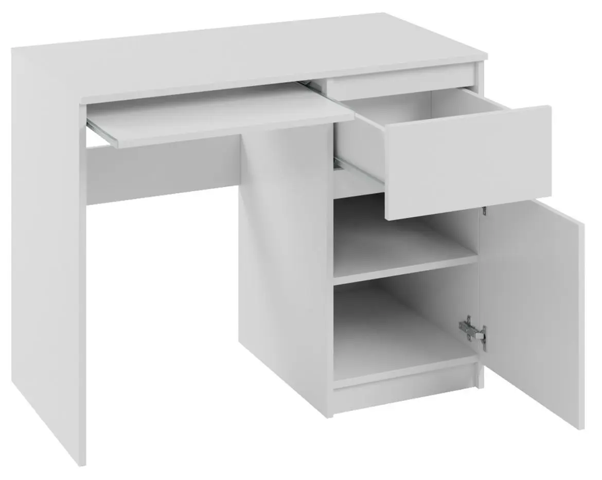 Masa pentru calculator Mirjan24 N-33 Potapi/N-33 Princess (White/Pink)