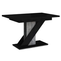 Стол раскладной Mirjan24 Eksuper/Meva (Black Gloss/Stone) Thumb
