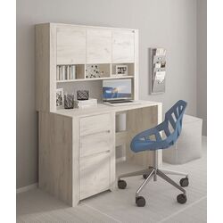 Masa de birou Tempo Kondela Angel Typ 80 (White Craft) Thumb