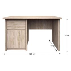 Masa de birou Tempo Kondela Norty Typ 12 (Sonoma Oak) Thumb