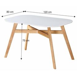 Masa Mobhaus Cyrus 2 New (White/Natural) Thumb