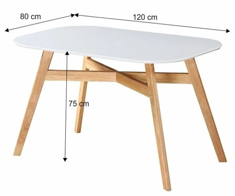 Masa Mobhaus Cyrus 2 New (White/Natural)