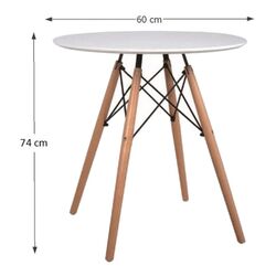 Стол Mobhaus Gamin New 60 (White/Beech) Thumb