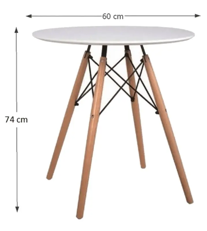 Стол Mobhaus Gamin New 60 (White/Beech)