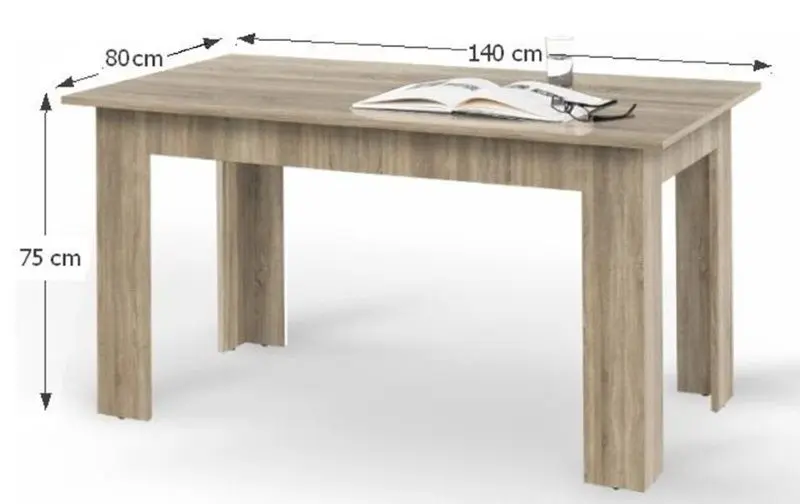 Стол Mobhaus General New (Sonoma Oak)