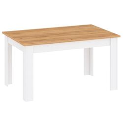 Стол Tempo Kondela Lanzette S (White/Craft Oak Golden) Thumb