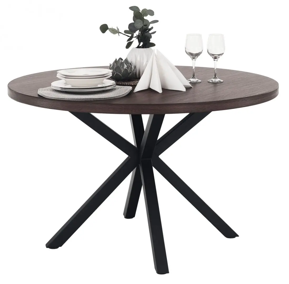 Masa Mobhaus Medor (Dark Oak/Black)