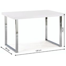 Стол Mobhaus Talos (White/Chrome) Thumb