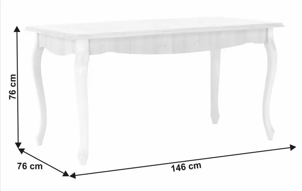 Стол Tempo Kondela Vilar DA19 (White Pine)