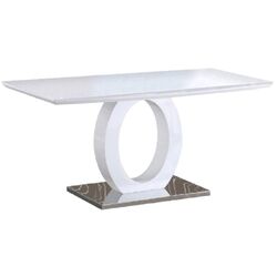 Masa Mobhaus Zarini (White Extra High Gloss)