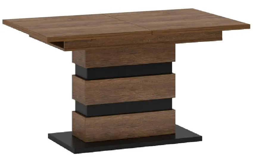 Masa extensibila Tempo Kondela Delis S (Bolzano Oak/Black)