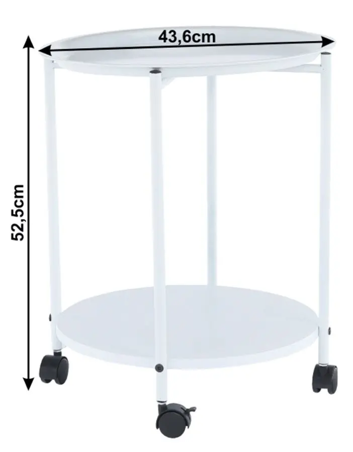 Masa de servit Mobhaus Derin (White)