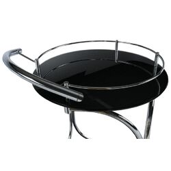 Masa de servit Mobhaus Vesna (Black Glass/Chrome) Thumb