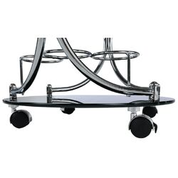 Masa de servit Mobhaus Vesna (Black Glass/Chrome) Thumb