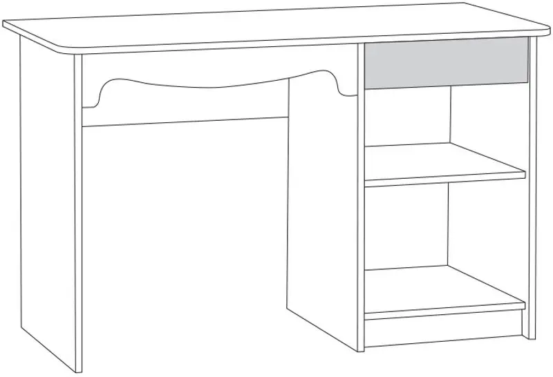Masa de birou Mobi Florenciya 12.24 (Ash Anchor Light)