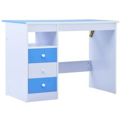 Banca reglabila VidaXL 287446 (White/Blue) Thumb