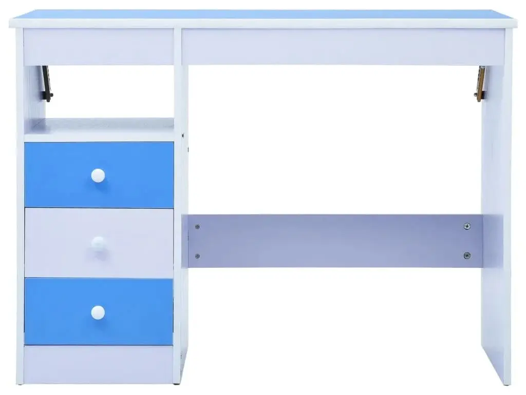 Banca reglabila VidaXL 287446 (White/Blue)