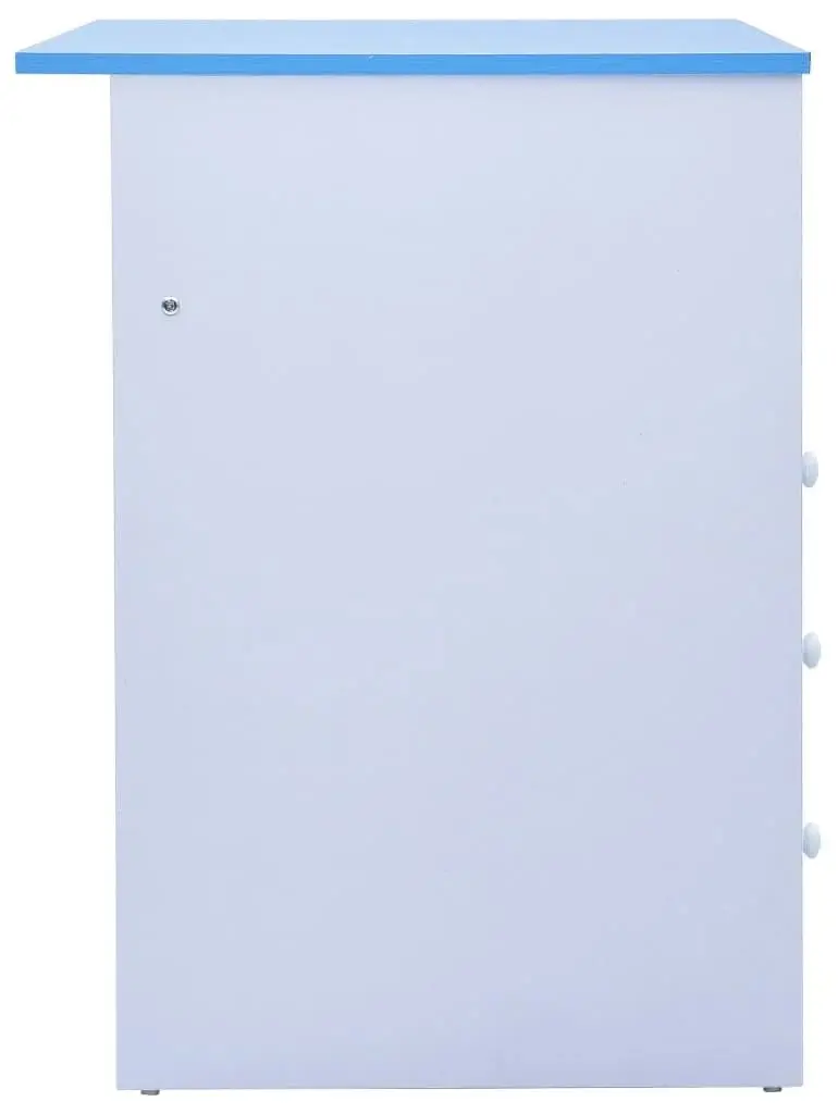 Banca reglabila VidaXL 287446 (White/Blue)