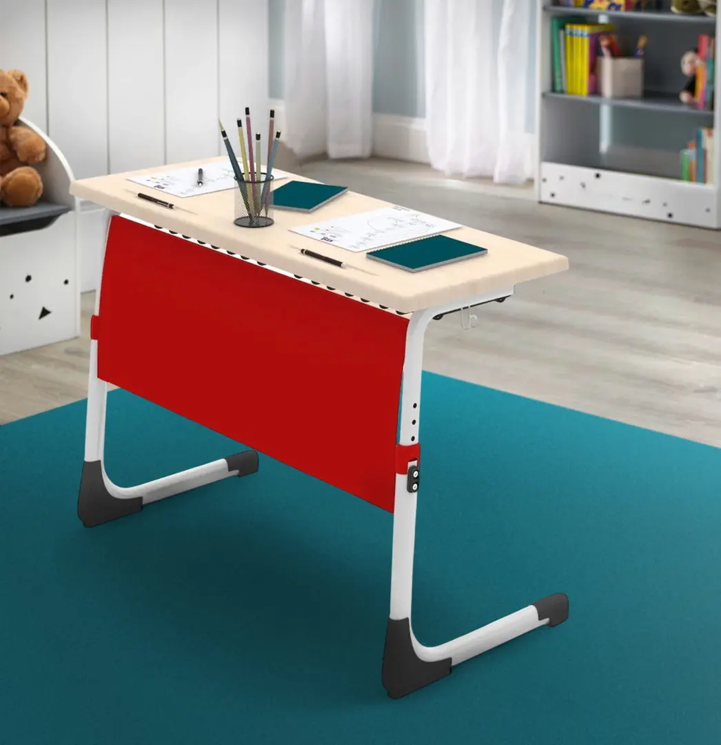 Banca ModaLife Double (Natural Wood/Red/White)