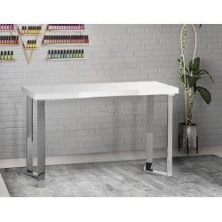 Стол маникюрный Momo 05-SL 151047 (White/Silver)