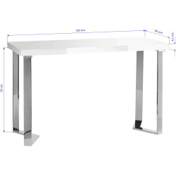 Masa manichiura Momo 05-SL 151047 (White/Silver) Thumb