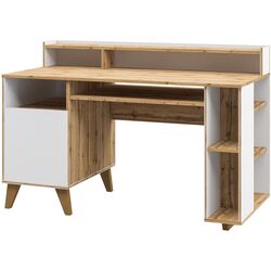 Masa pentru calculator Неман Skandi МН-036-25 (Wotan Oak/White)