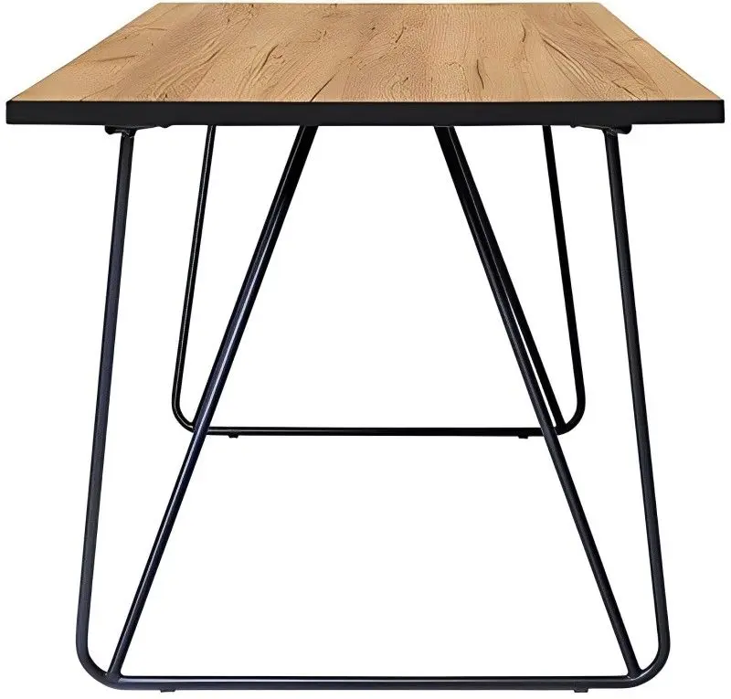 Masa Nowy Styl Rocky (Black/Oak)