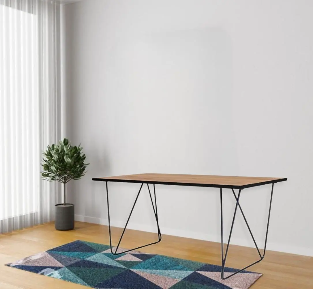 Masa Nowy Styl Rocky (Black/Oak)