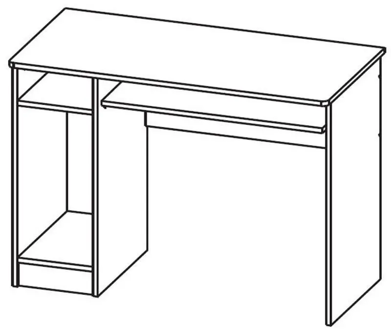Masa de calculator Олмеко Lego-4 Korablik (White)