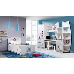 Masa de calculator Олмеко Lego-4 Korablik (White) Thumb