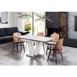 Masa extensibila Prospero Masiv (Stone/White Gloss) Thumb