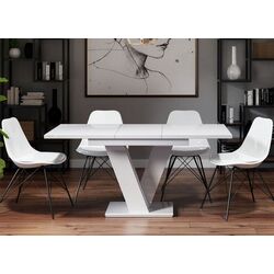 Masa extensibila Prospero Masiv (White Gloss) Thumb