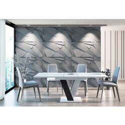 Masa extensibila Prospero Masiv (White Gloss/Black Gloss) Thumb