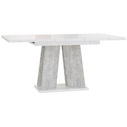 Masa extensibila Prospero Mufo (White Gloss/Stone) Thumb