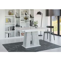 Masa extensibila Prospero Mufo (White Gloss/Stone) Thumb