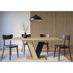 Masa extensibila Prospero Viney (Artisan Oak/Black) Thumb