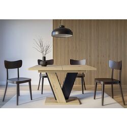 Masa extensibila Prospero Viney (Artisan Oak/Black)