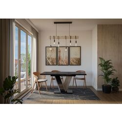 Стол раскладной Prospero Viney (Black Gloss/Stone) Thumb