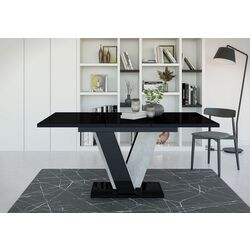 Стол раскладной Prospero Viney (Black Gloss/Stone) Thumb