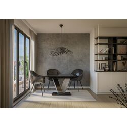 Стол раскладной Prospero Viney (Black Gloss/Stone) Thumb